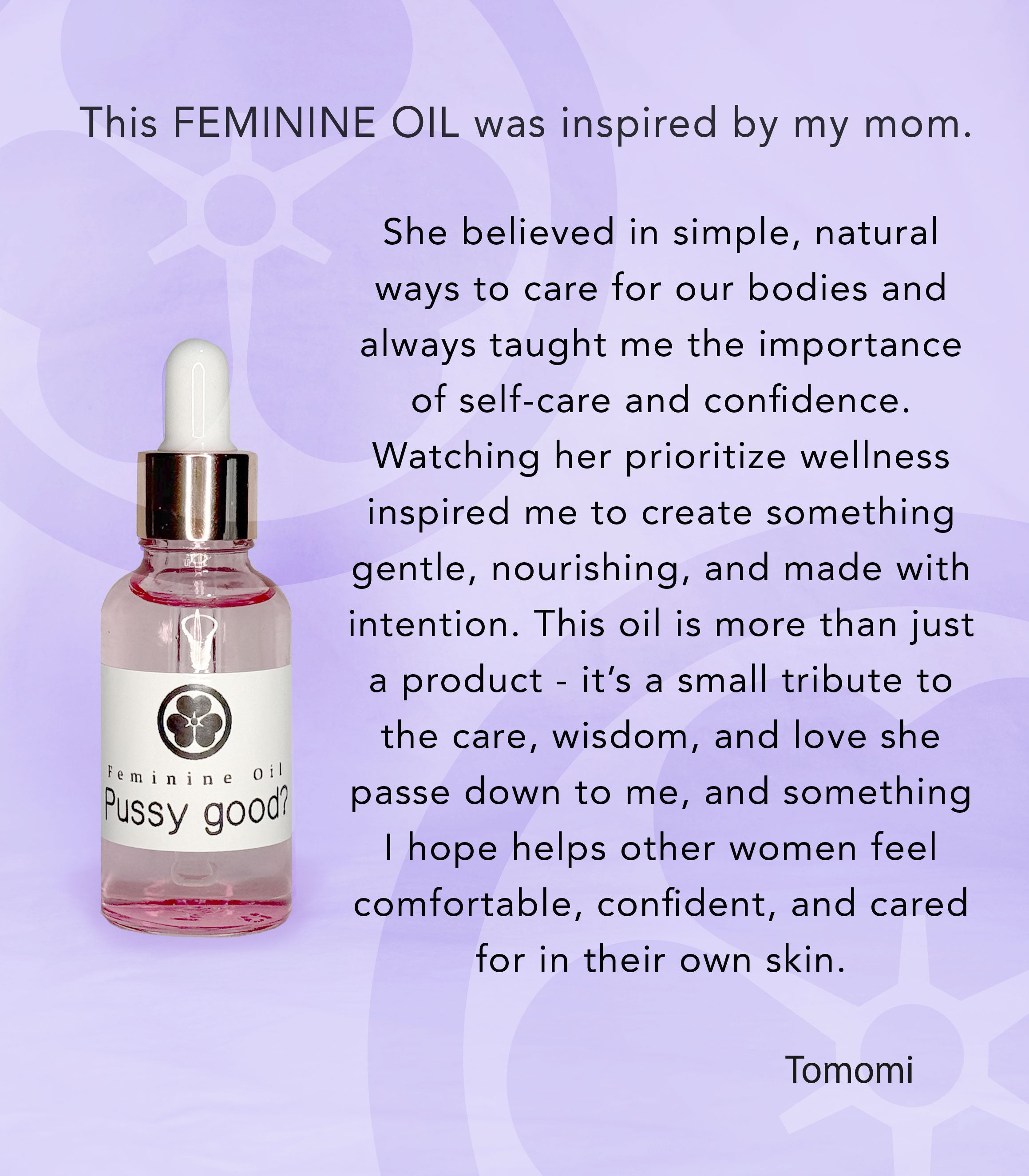 Feminine Oil - Pussy good?
